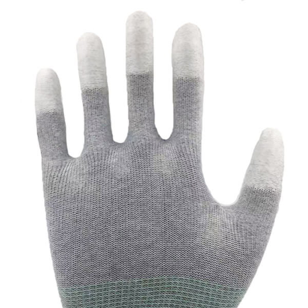 Carbon Fiber Shell With PU Finger Dipped Coated Anti Static ESD Work Glove  (PU104) - Everpro Gloves