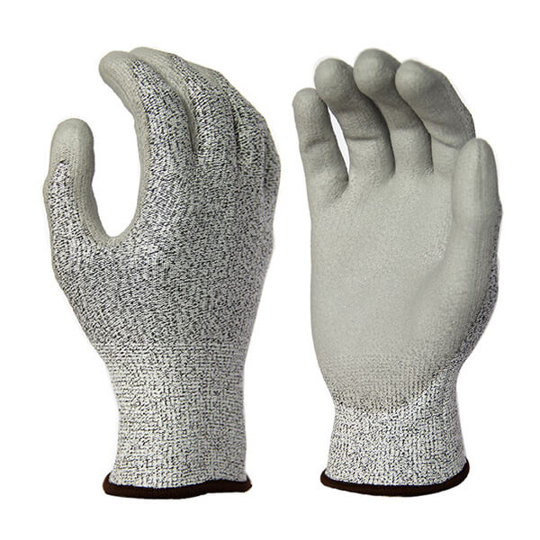 Life Protector Gray Medium Cut-Resistant Glove - Level 5, Food