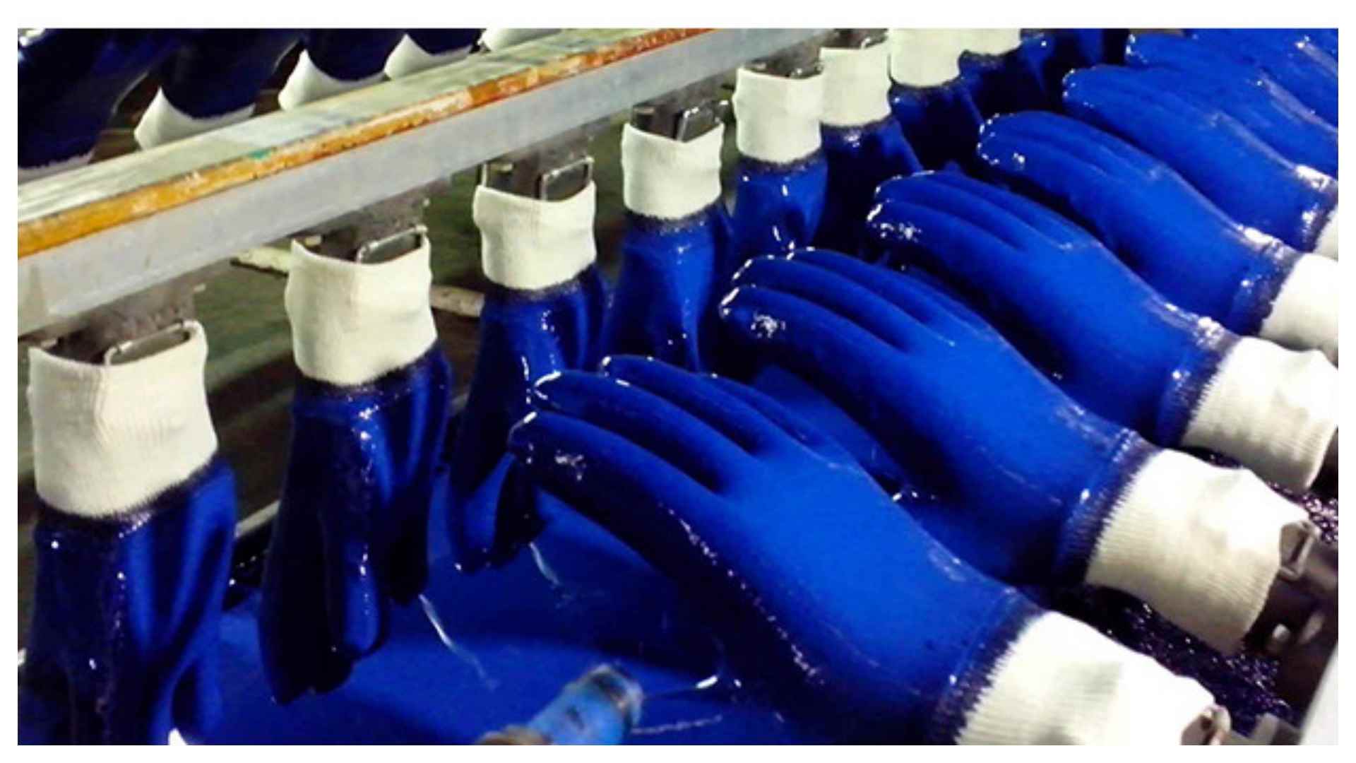 Latex gloves production