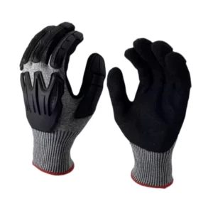 TPR anti impact and cut resistant Mechanic Gloves