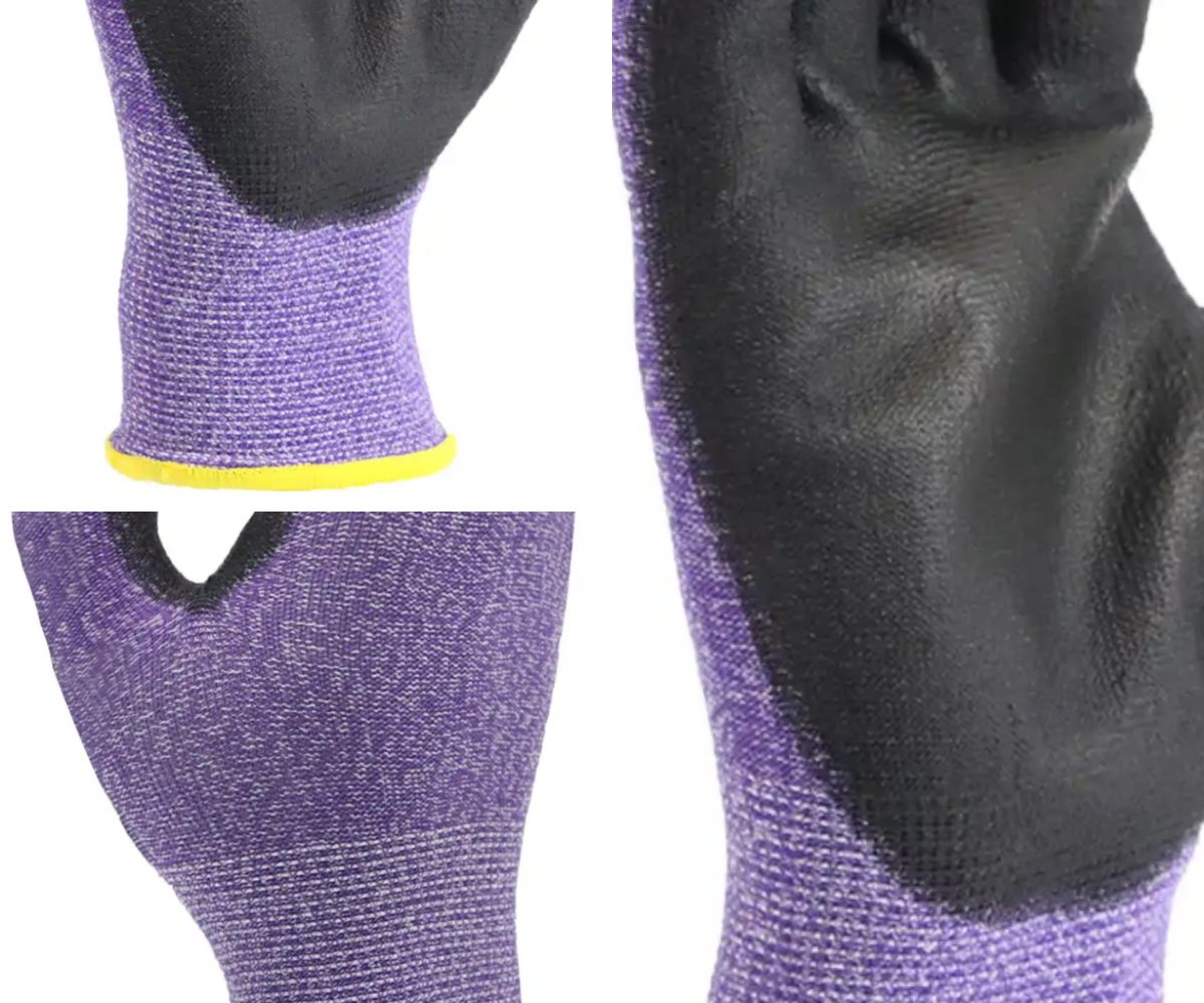 bamboo fiber PU coated gloves Product Feature