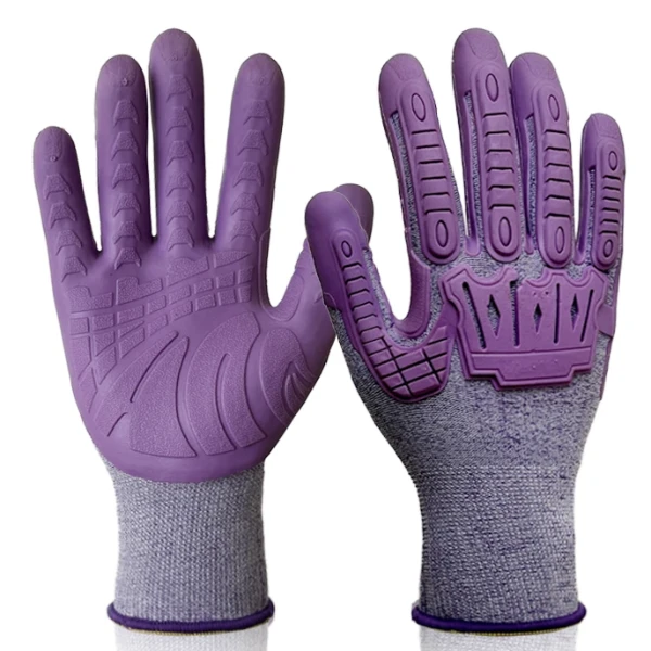 TPE Anti impact automotive mechanic gloves
